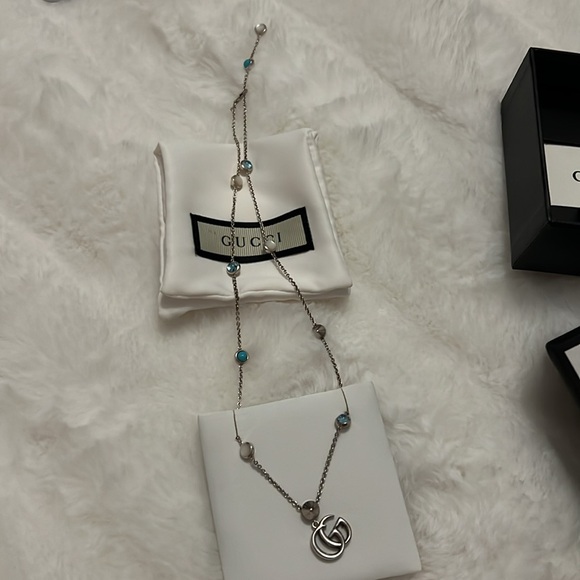 Double G Mother of Pearl Necklace Gucci - Picture 5 of 5
